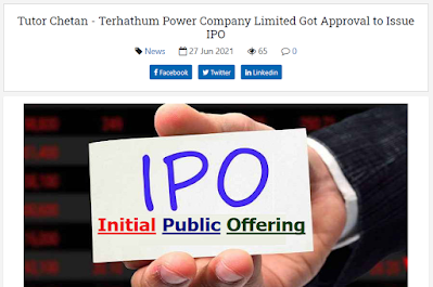 Terhathum Power Company Limited Approval to Issue IPO Share