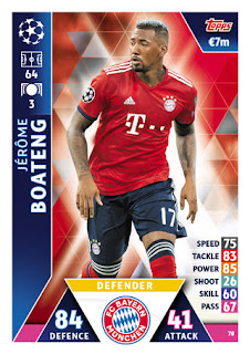 Match Attax UEFA Champions League 2018 2019 FC Bayern München Set