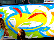 Painting a Metro Bus (bus )