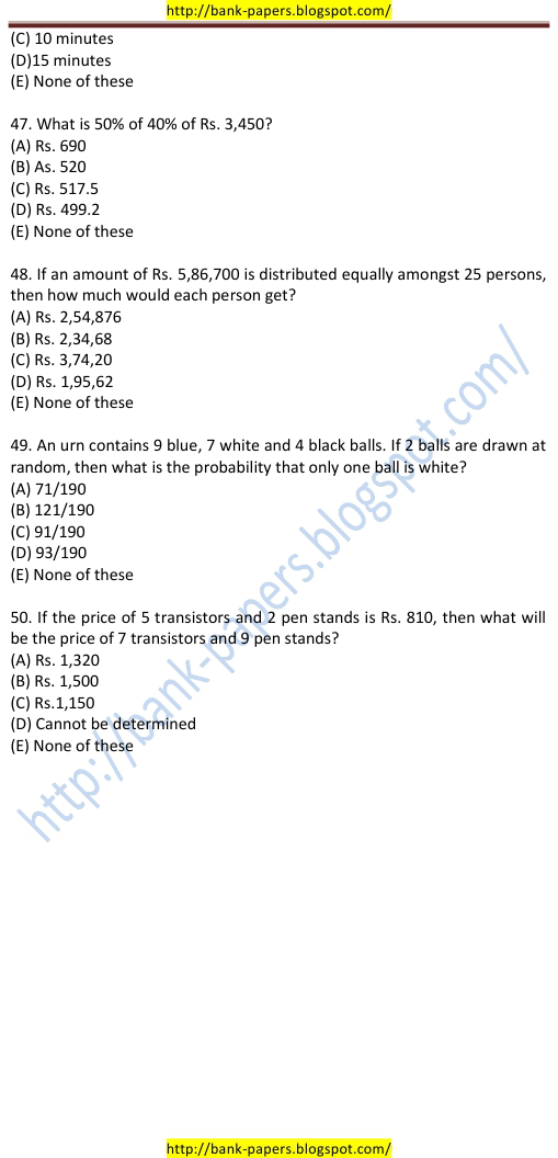 Pallavan Grama Bank Old Question Papers