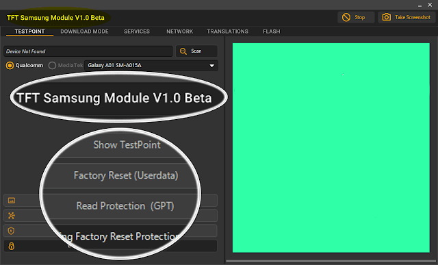 TFT Samsung EDL-Tesspoint FRP tool