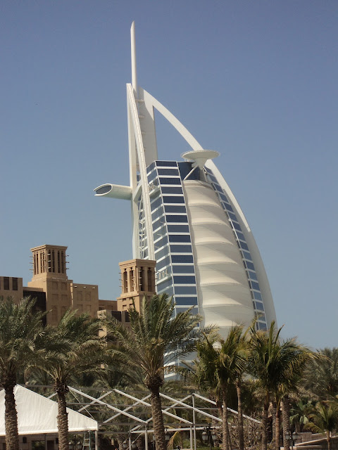 Burj Al Arab and Madinat Jumeirah Souk - Dubai, UAE