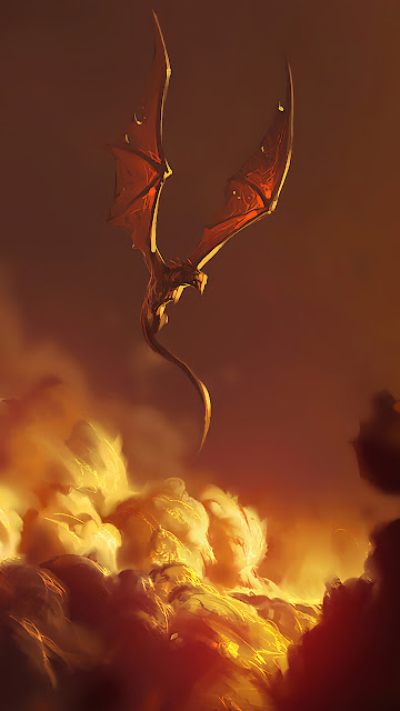 Dragon Clouds HD Wallpaper