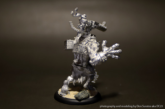 WIP - Dire Troll Blitzer assembled and based photo