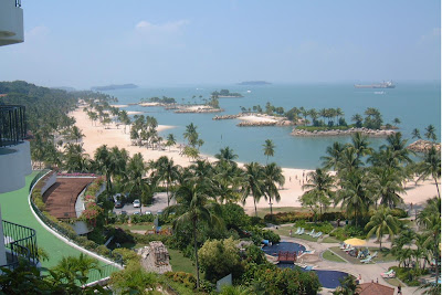 The small island at the busiest intersection in Asia, Sentosa Island, Singapore