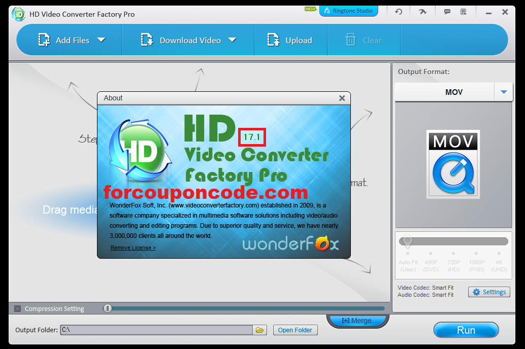 Wonderfox HD Video Converter Factory Pro 17 key, VC-HDPB-8428000785-188E30ED7E-8CAE60FF4C