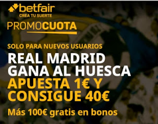 betfair promocuota Real Madrid gana Huesco 6 febrero 2021