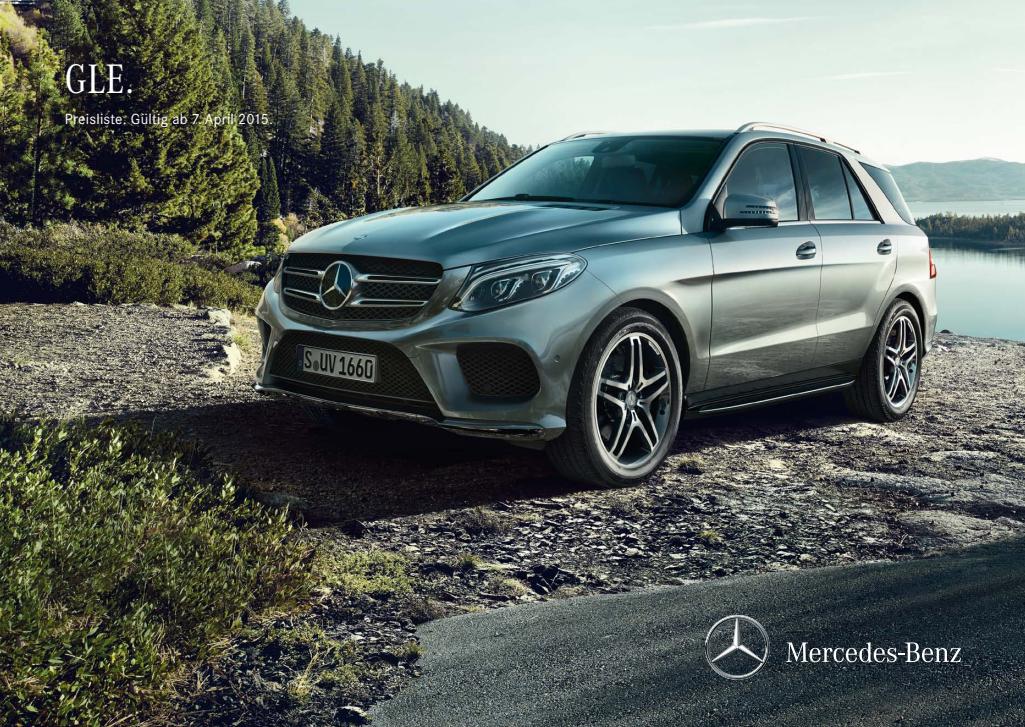 Mercedes-Benz W 166 GLE-Klasse Preisliste 04/2015