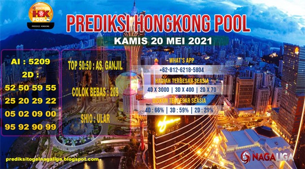 PREDIKSI HONGKONG   KAMIS 20 MEI 2021