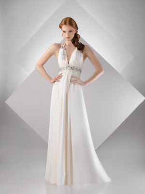 grecian goddess wedding dress