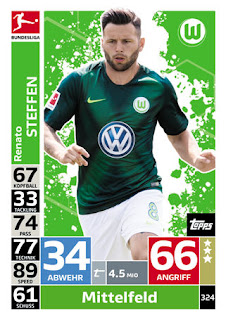 Match Attax Bundesliga 2018-2019 VfL Wolfsburg