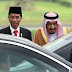 Tiba di Halim, Presiden Jokowi Sambut Langsung Kedatangan Raja Salman