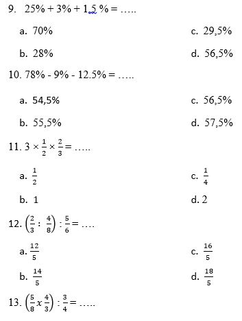 Download Soal Dan Kunci Jawaban Pts Matematika Kelas 5 Semester 1
