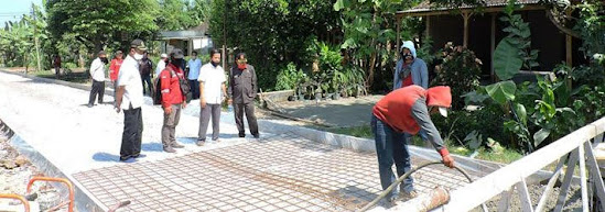 Proyek jalan padas pucung kabupaten Ngawi