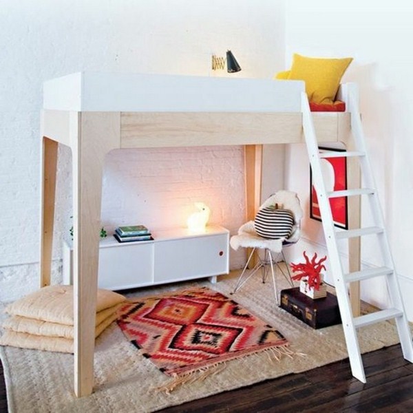 Bunk Bed For Youths In White Color