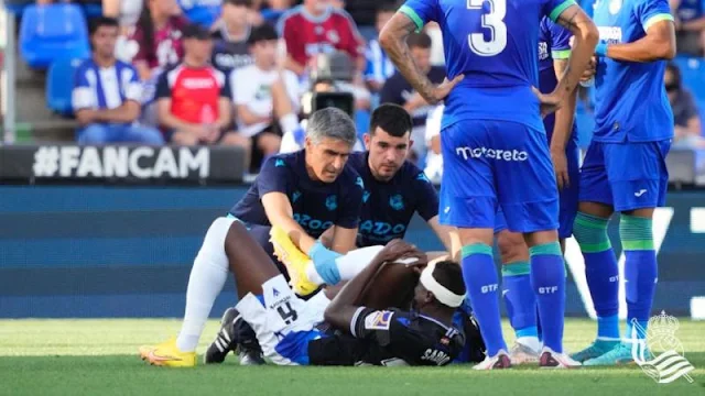Umar Sadiq injured in Real Sociedad’s game vs Getafe