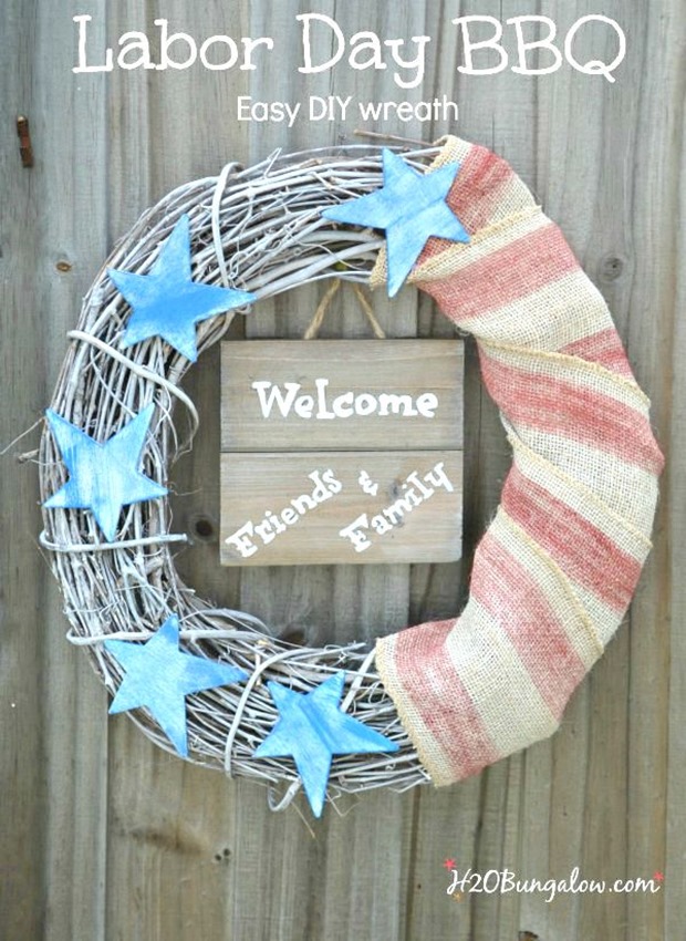 Patriotic-labor-Day-BBQ-easy-DIY-wreath-2-H2OBungalow