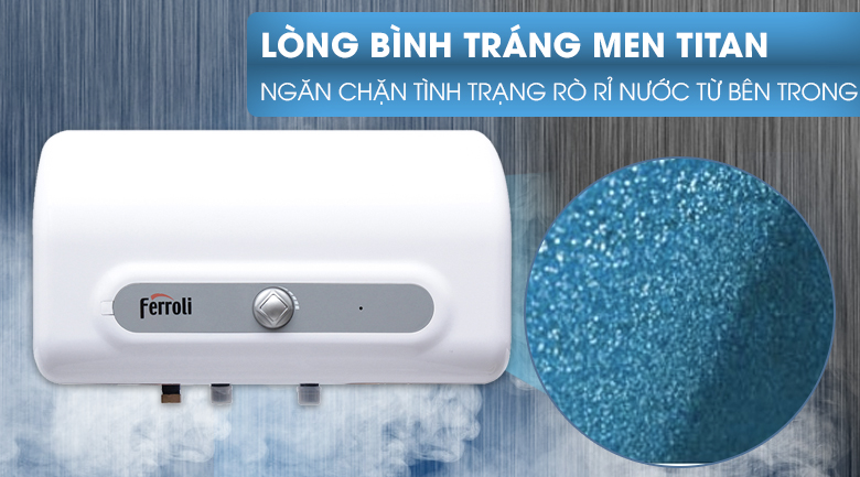 Máy nước nóng gián tiếp Ferroli 20 lít 2500W Verdi-20AE