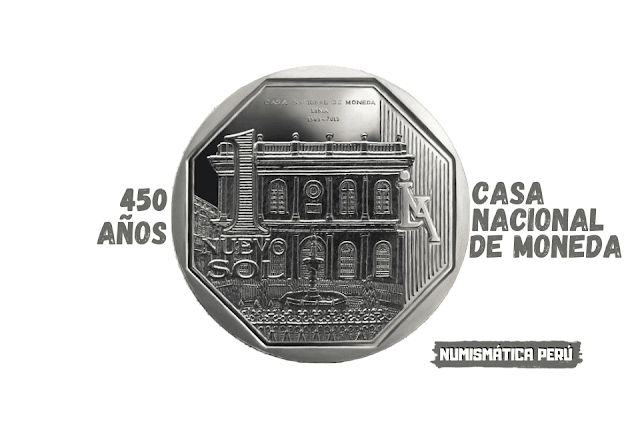 Moneda de la Casa nacional de moneda (450 años)