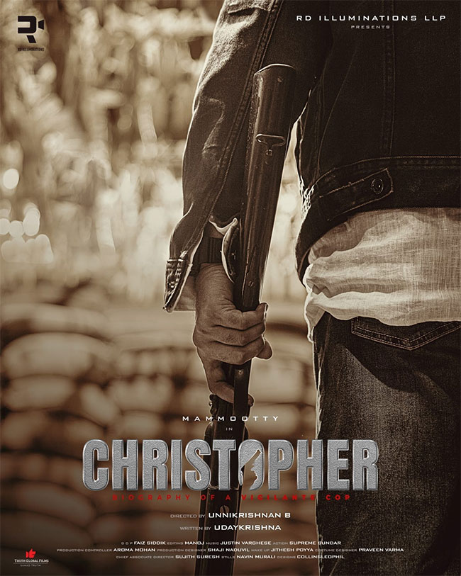 Christopher full cast and crew - Check here the Christopher Malayalam 2023 wiki, release date, wikipedia poster, trailer, Budget, Hit or Flop, Worldwide Box Office Collection.