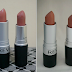 Lipstick Dupe Alert: MAC Velvet Teddy vs Revlon Matte in Mauve It Over