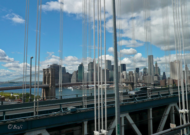 Puente de Manhattan, y Puente Brooklyn, Nueva York, Estados Unidos