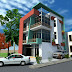 Modern bungalows exterior designs views.