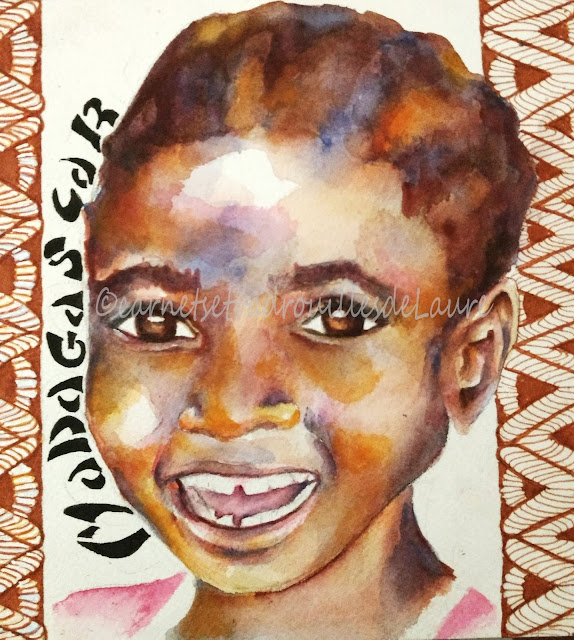 portrait-Madagascar-fillette-aquarelle-carnet-voyage-carnetsetvadrouillesdelaure