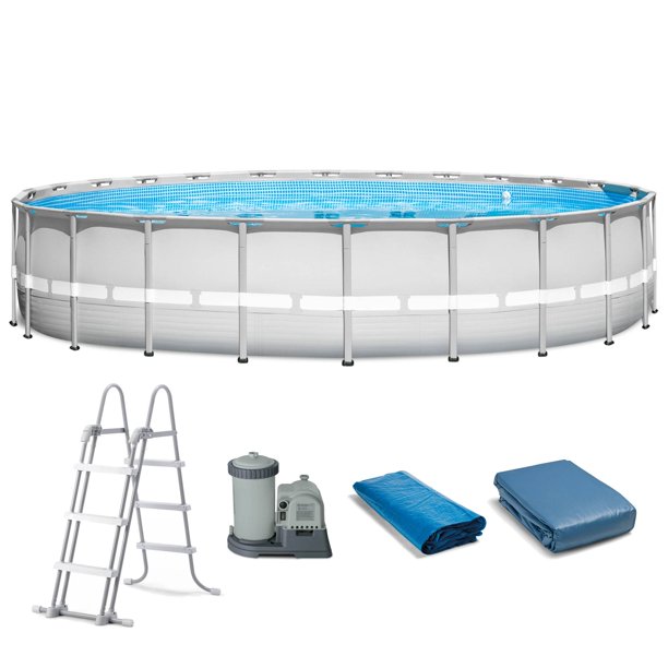 Intex 22 X 52 Ultra Frame Above Ground Swimming Pool With Filter Pump Walmart Com Walmart Com Ultra Frame Above Ground Swimming Pool
