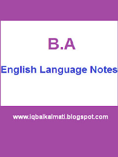 BA English Literature And Notes PDF Free Download