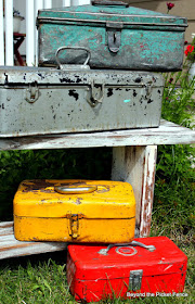 vintage toolboxes with great patinas