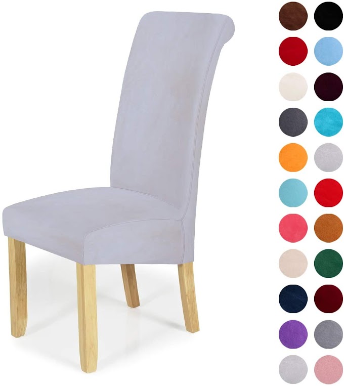 Velvet Stretch Dining Chair Slipcovers