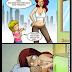 Humor gráfico: hija mal educada