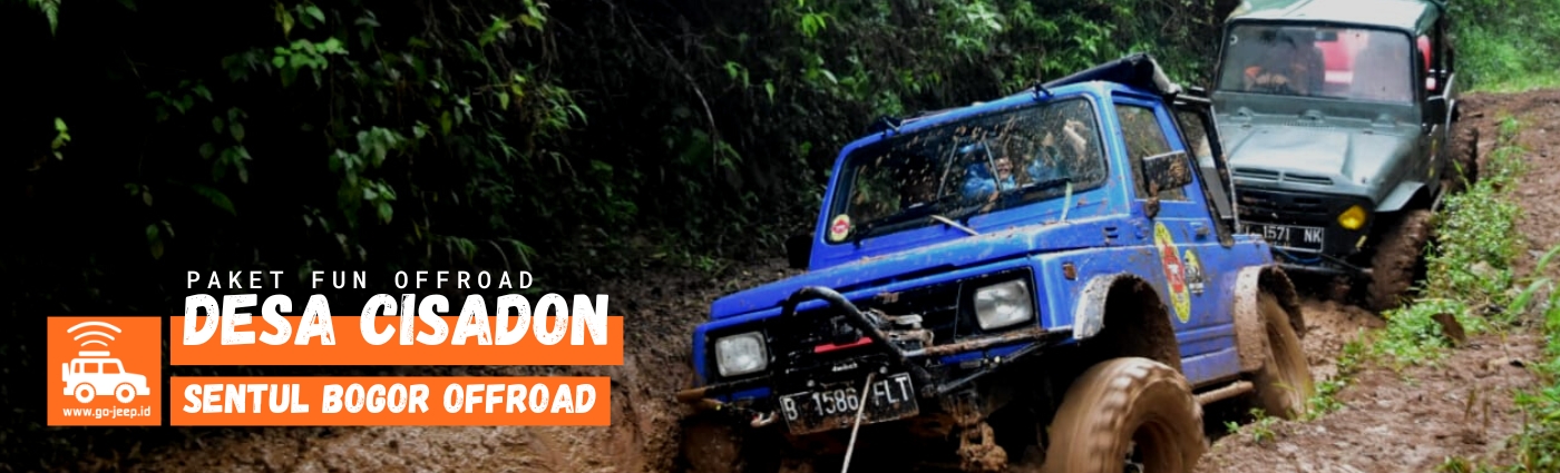 paket wisata fun offroad sentul bogor trek cisadon