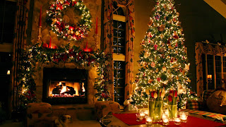 Christmas Night HD Wallpapers, christmas tree in night lights,