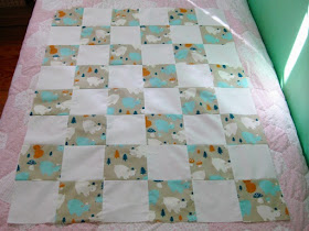 Baby quilt top