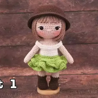 Muñeca Brooke a Crochet