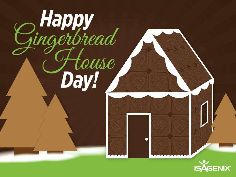 Gingerbread House Day Wishes Photos