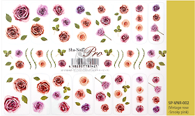 Flowers and Butterfly Nail Stickers, Real Photo Nail Stickers, Actual image Nail Stickers