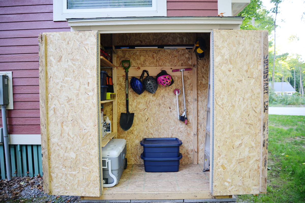 building a home depot storage shed - part ii: shed