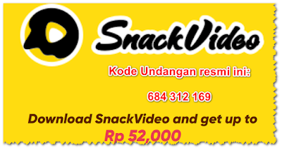 cara mendapatkan uang dar snack video