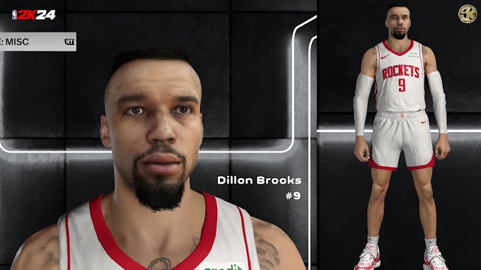 Dillon Brooks Cyberface by Drian9k | NBA 2K24