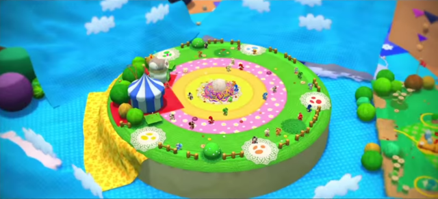 Reino do Cogumelo Games do Yoshi não se passam em