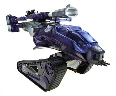 SDCC 2012 Exclusive Transfromers x G.I. Joe Shockwave H.I.S.S. Tank with Destro & B.A.T. Action Figure Set - Shockwave H.I.S.S. Tank