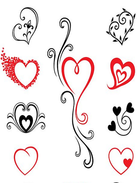 beautiful heart tattoos by hdlovingwallpapers.blogspot.com