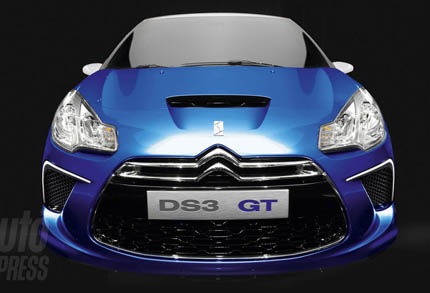 Blue Citroen DS3 GT Car