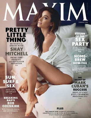 Shay Mitchell sexy lingerie Maxim magazine February 2015 Photo Shoot