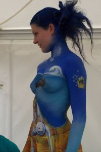 Blue Body Painting Festival