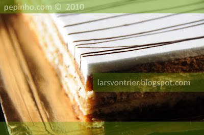 Tarta de coco y café