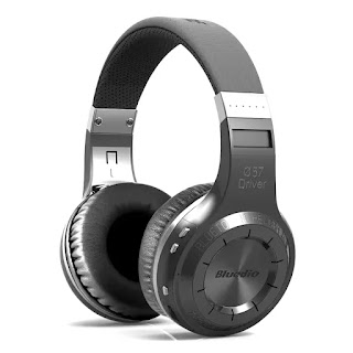 Bluedio Hurricane HT Turbine Bluetooth 4.1 Wireless Stereo Headphones Headset (Black)